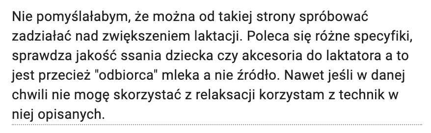 Relaksacje na laktacje opinia 4